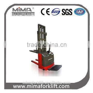 3 to 5m Full Electric Hydraulic Stacker Straddle Capacity1.4 1.6t photo-3