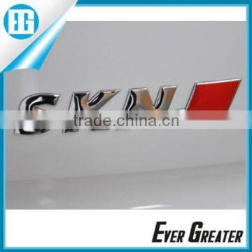 car auto letterscar logo emblem car accessory metal sticker badges for cars zinc alloy chrome badges