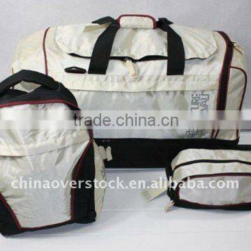 Polyester Traveling Bag With School Bag/backpack/cosmetic Bag