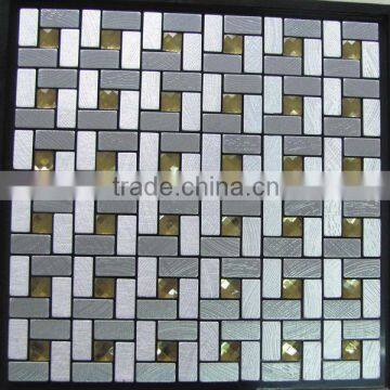 popular metal aluminmum decor backsplash tile kitchen (MA22)