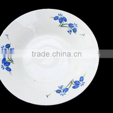 white and blue fine royal porcelain soup dishes plates