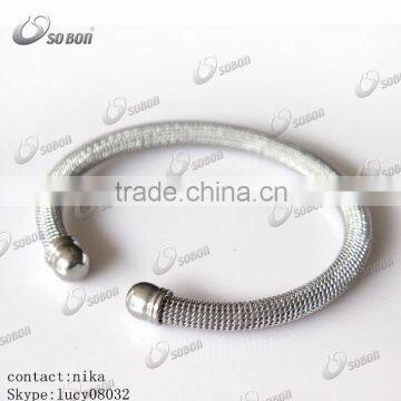 fashionable cheap make up stainless steel bracelet wholesale in China