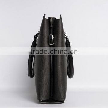 Reliable Men Bag Factory in Guangzhou, Cow Leather Tote Bag for Office Men photo-6