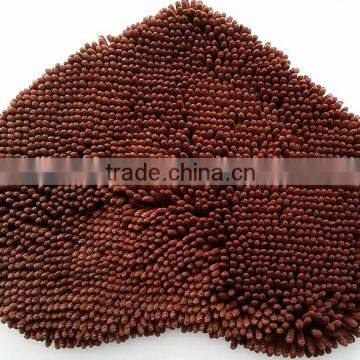 NEW Anti Slip Back Microfiber Chenille Carpet,microfiber Bath Mat / Chenille Mat-QINYI