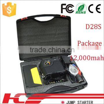 car jump starter car jump start battery 12,000mah multi-function using