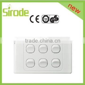 SAA Certificate Austrilian Standard Vertical Types Of Electrical Switches