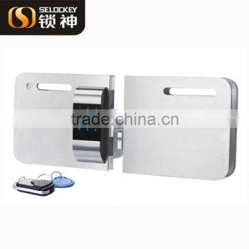Smart Electronic Lock. Wireless Lock for Glass Door(Double Door) (LY15CR2-11BM)