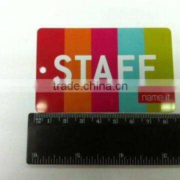 Off-set Printing CR80 Standard Plastic PVC Membership Gift Card