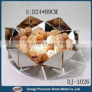Stainless Steel Flower Fruit Bowl China Manufacturer