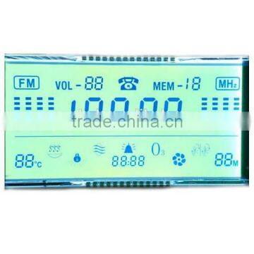 Indoor stn positive type transparent lcd panel UNLCD-P20007