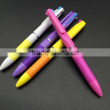 wholesale cheap plastic 3 color pen