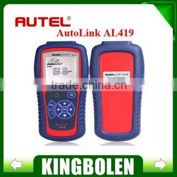 Car Diagnostic Scan Tool Autel AutoLink AL419 OBD II & CAN Code Reader AL-419 Free Online Update with Troubleshooter code tips