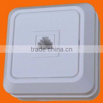 European style surface mounting telephone socket RJ11 (S1007)