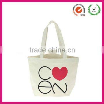 2013 reusable promotional tote muslin cotton canvas tote bag (factory)