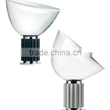 Glass+Aluminum Table Lamp With Adjustable Modern Desk Lamp photo-2
