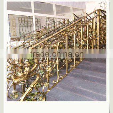 galvanized outdoor metal handrail for steps