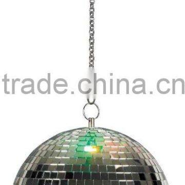 PARTY LIGHT ME-8 8" Mirror Ball + Battery LED motor