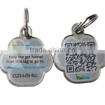 2015 Paw Shaped Offset Printing qr Pet Tags for Cats photo-2