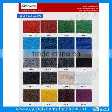 Non-woven Needle Punched Polyester Frieze Carpet photo-3
