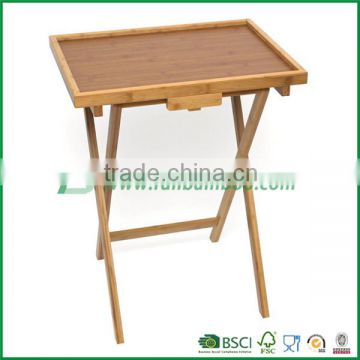 Fuboo 100% bamboo material serving tray with support