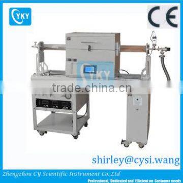 Automatic Sliding CVD graphene growth RTP tube furnace for nanomaterial preparation film deposition machine