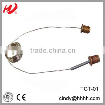 Double sensors capillary sensor