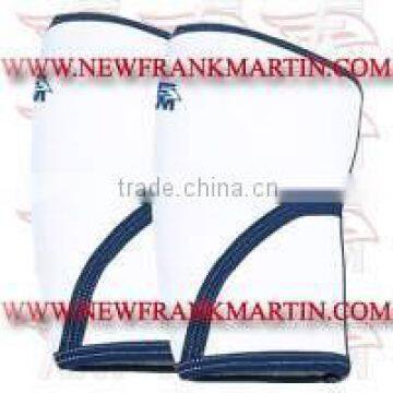 NFM Crossfit Weightlifting Fitness Neoprene Knee and Elbow Sleeves Support White Blue 5mm 7mm