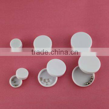 White Rattle Box for Plush Toys, Plastic Doll Parts Wholesale
