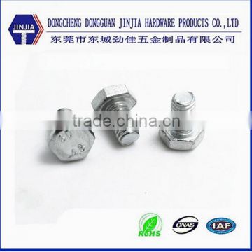 China steel DIN 913 hex screw machine screw