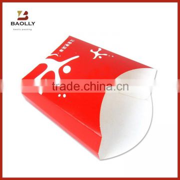 Folding disposable french fries carton box paper box for french fries packing                        
                                                                                Supplier's Choice