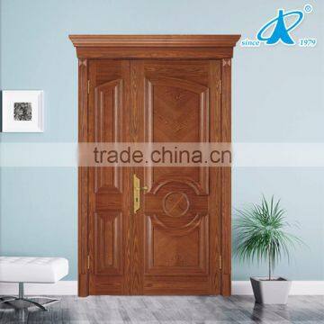 Luxury Wooden main double swing entrance door design