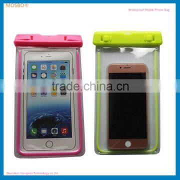PVC cellphone mobile phone bag zip lock pvc waterproof bag case pouch