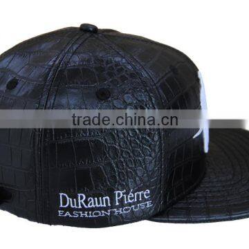 6 Panel Cap/leather Hats/snapback Hats photo-3