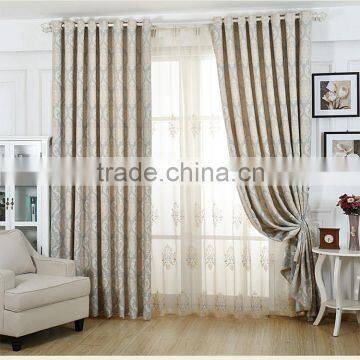 100% polyester woven jacquard fabric for curtain