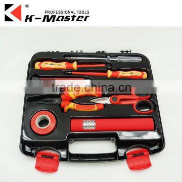 K-Mastet 8 Pcs Diy High Quality Household Tool Set Blow Case With Transparent Cover Plastic Hand Tool Set photo-5