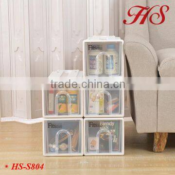 Portable Plastic Organizer Storage Shelf Storage Box Chest of Drawers Design Storage Rack photo-2