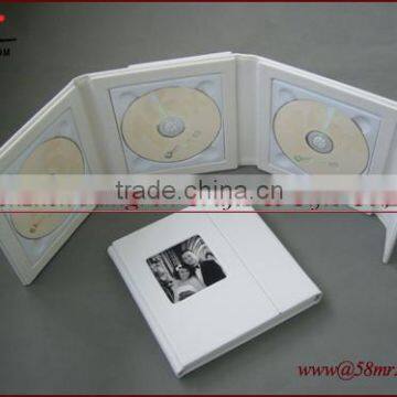 Leather Wedding CD Case,1 Pic,3 Disc