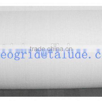 PET short fiber needle punched nonwoven geotextile