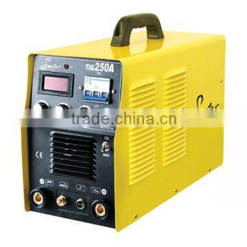 Best price MOSFET DC Inverter TIG/MMA250A argon welding machine