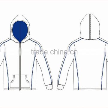 different color new design fleece hoody jacket