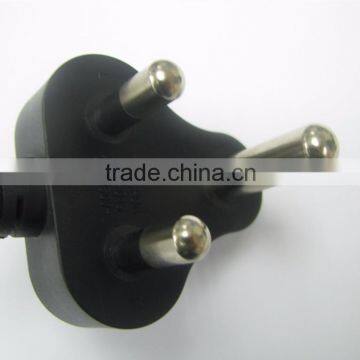 South Africa standard 16A 250V SABS straight type plug