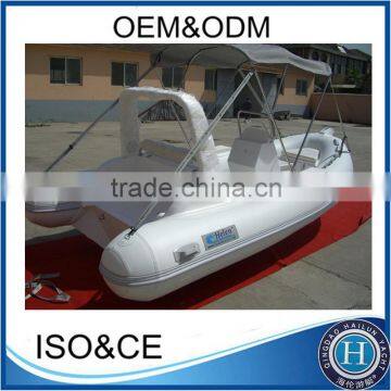 2016 Hot product china 470 rib hypalon inflatable fishing boats for sale