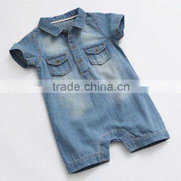 2016 baby girl romantic jeans romper