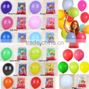 12'' 2.3g 100% natural round latex balloons Advertising balloons