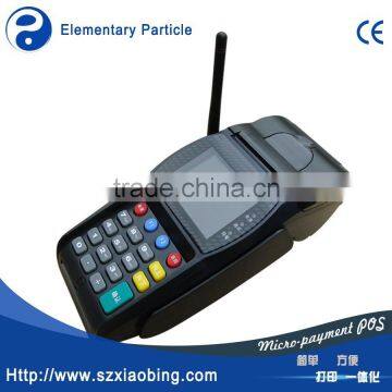 New pos Linux gprs gsm wifi mobile POS terminal with printer, chip card reader writer T260