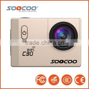 New Arrival C30 2.0 Inch LCD Display 70-170 Degrees Adjustable Viewing angles with Gyro Stabil 4K Ultra HD Action Sport Camera