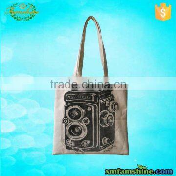 Eco friendly customized unbleached cotton tote bag