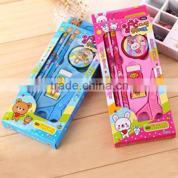 Promotional Popular Creative 5 In 1 Kids School Stationary Set photo-5