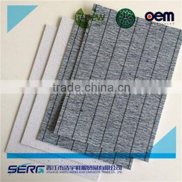 Striped Insole Paper Board for Footwear
