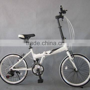 20 Inch 21 Speed Aluminium Alloy Folding Bike With EF51 Shifter